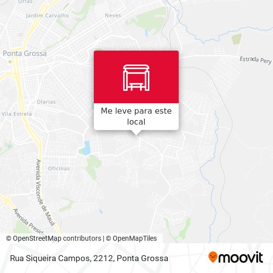 Rua Siqueira Campos, 2212 mapa