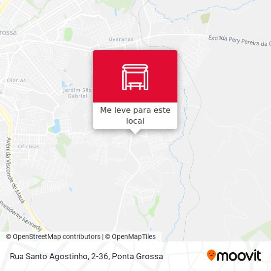 Rua Santo Agostinho, 2-36 mapa