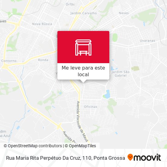 Rua Maria Rita Perpétuo Da Cruz, 110 mapa