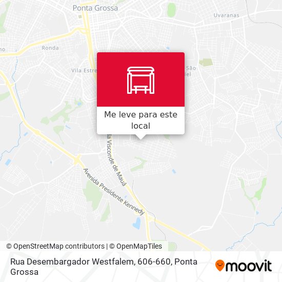 Rua Desembargador Westfalem, 606-660 mapa