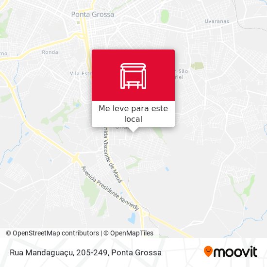 Rua Mandaguaçu, 205-249 mapa