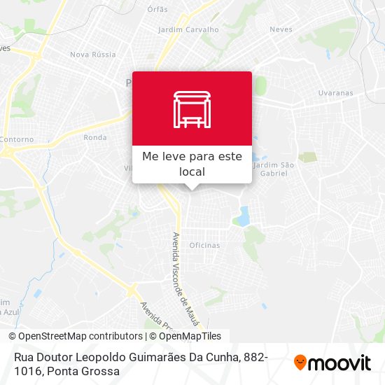 Rua Doutor Leopoldo Guimarães Da Cunha, 882-1016 mapa