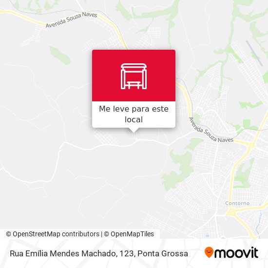 Rua Emília Mendes Machado, 123 mapa