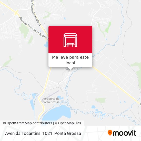 Avenida Tocantins, 1021 mapa