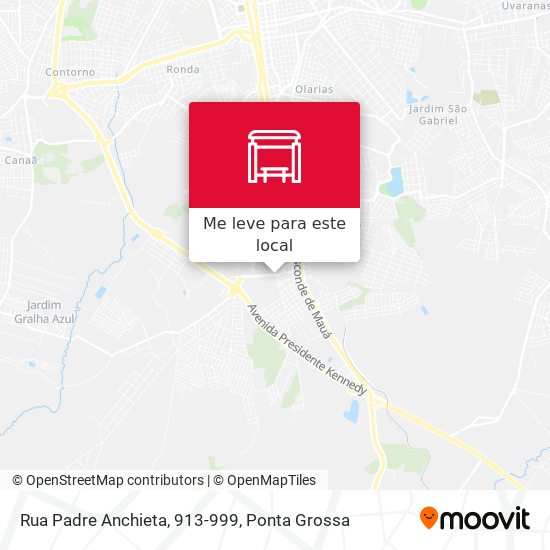 Rua Padre Anchieta, 913-999 mapa