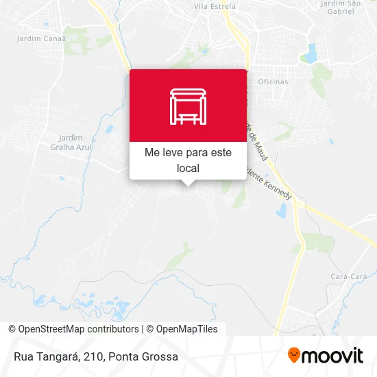 Rua Tangará, 210 mapa