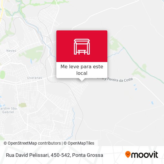 Rua David Pelissari, 450-542 mapa