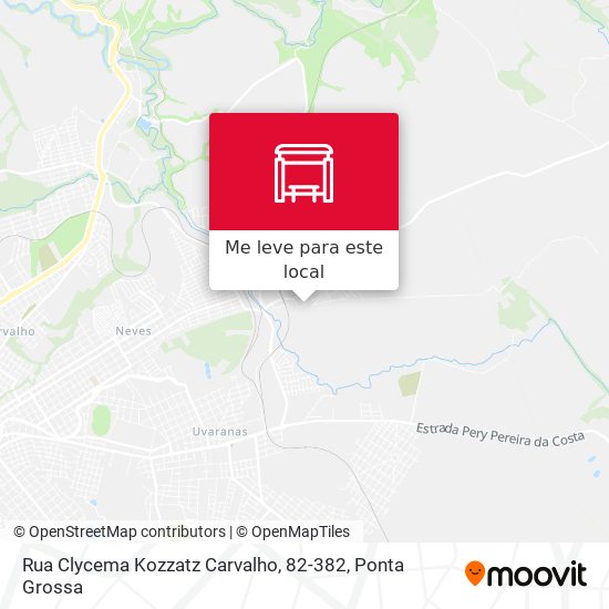 Rua Clycema Kozzatz Carvalho, 82-382 mapa