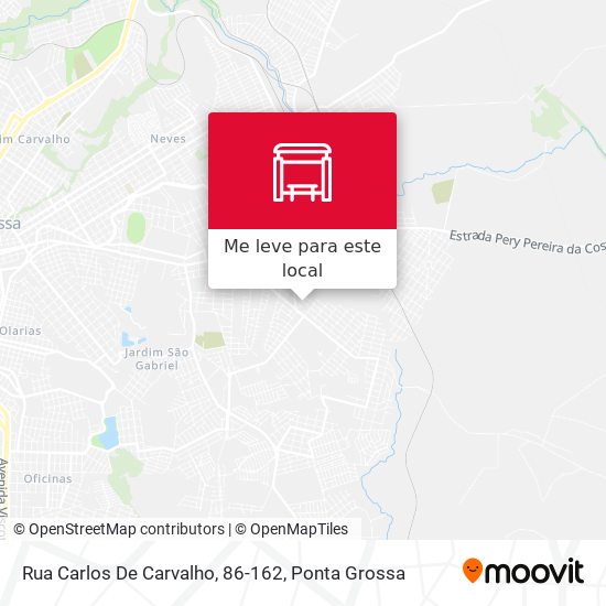 Rua Carlos De Carvalho, 86-162 mapa