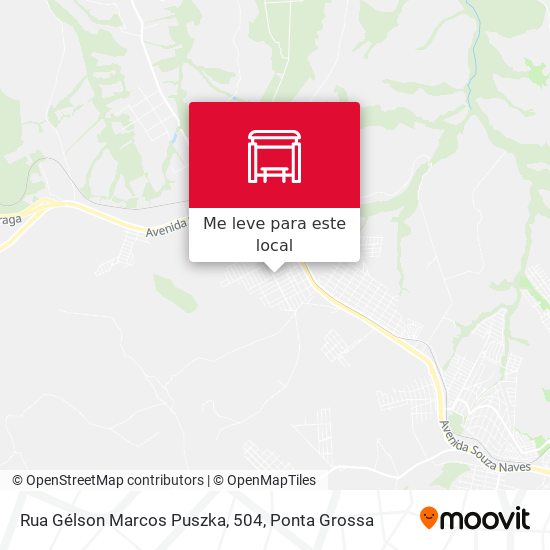 Rua Gélson Marcos Puszka, 504 mapa