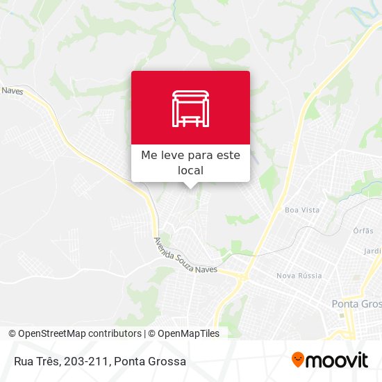 Rua Três, 203-211 mapa