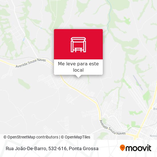 Rua João-De-Barro, 532-616 mapa