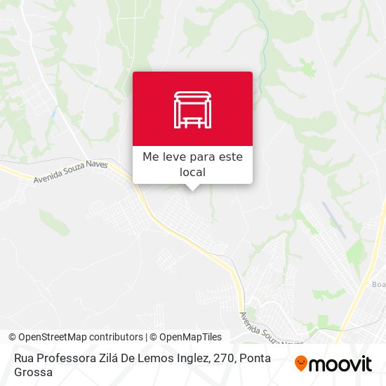 Rua Professora Zilá De Lemos Inglez, 270 mapa