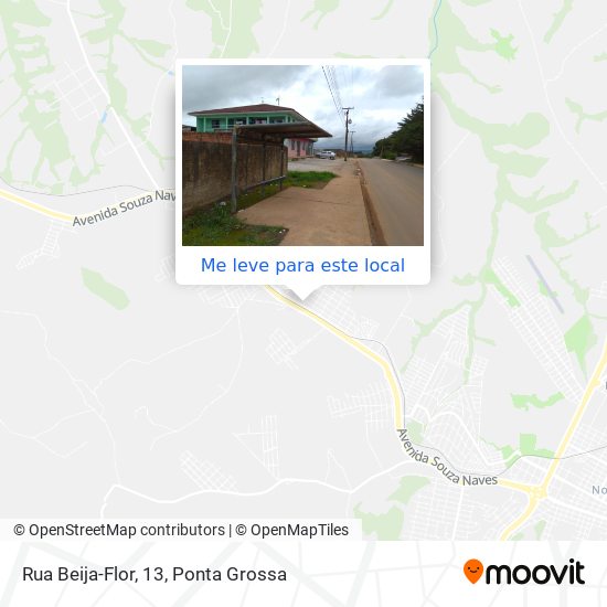 Rua Beija-Flor, 13 mapa