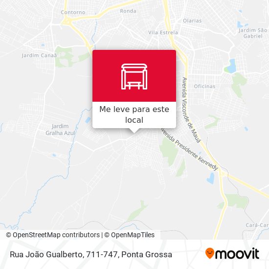 Rua João Gualberto, 711-747 mapa