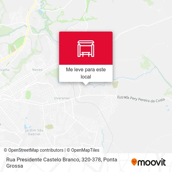Rua Presidente Castelo Branco, 320-378 mapa