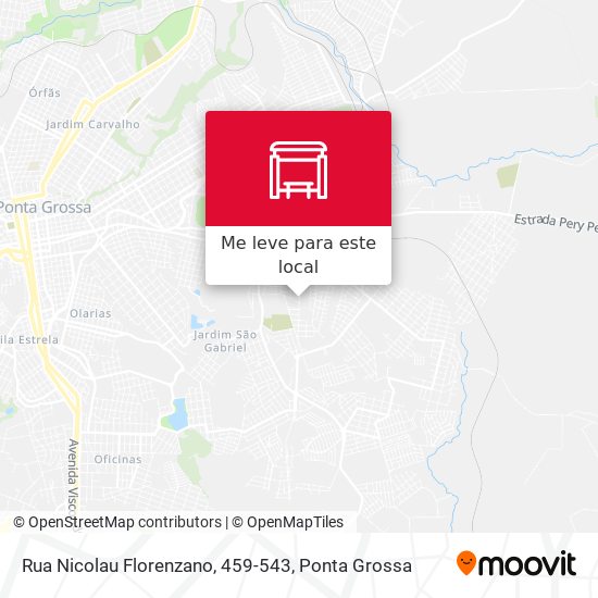 Rua Nicolau Florenzano, 459-543 mapa