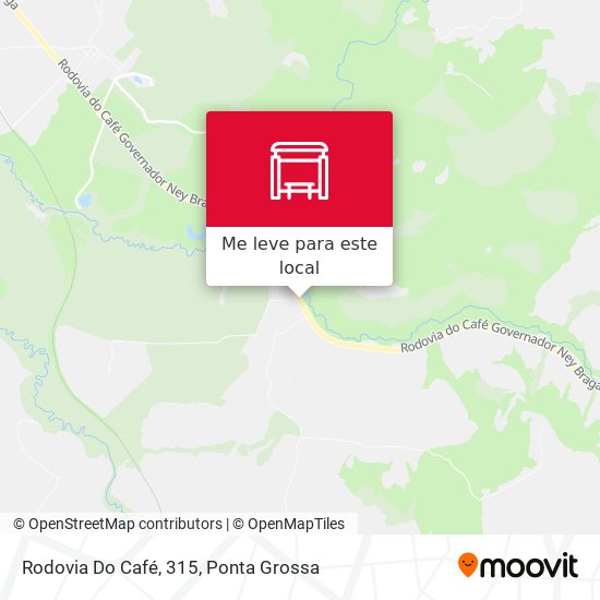 Rodovia Do Café, 315 mapa