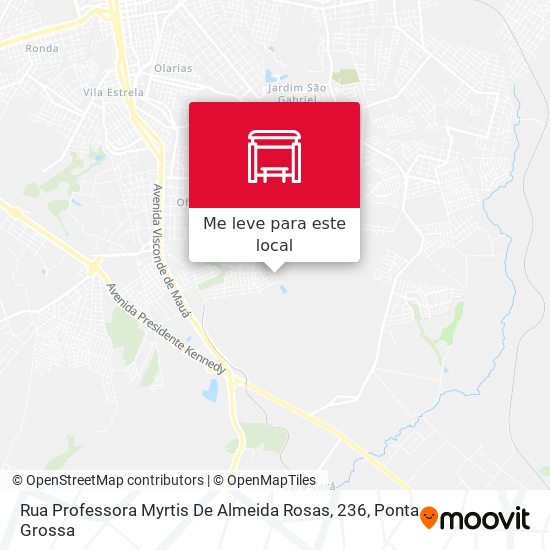 Rua Professora Myrtis De Almeida Rosas, 236 mapa