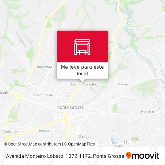 Avenida Monteiro Lobato, 1072-1172 mapa