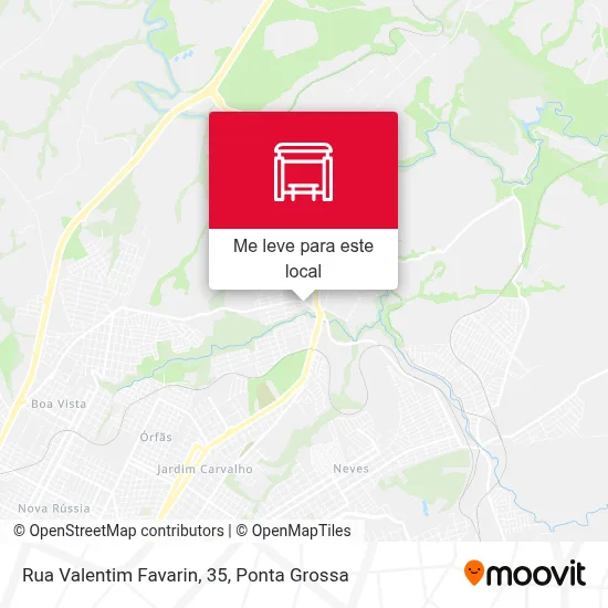 Rua Valentim Favarin, 35 mapa