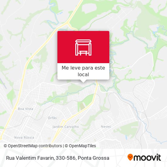 Rua Valentim Favarin, 330-586 mapa