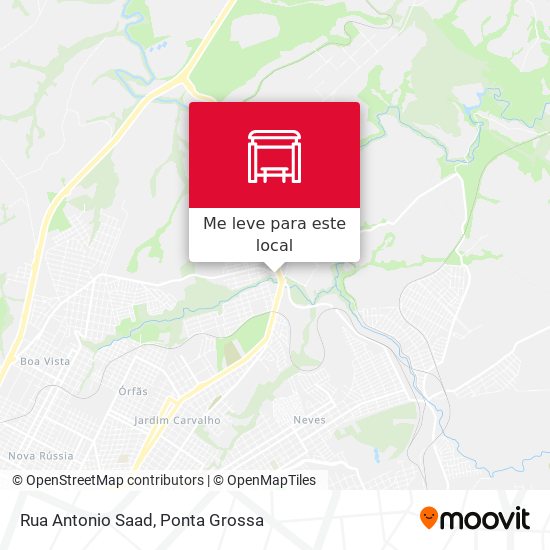 Rua Antonio Saad mapa