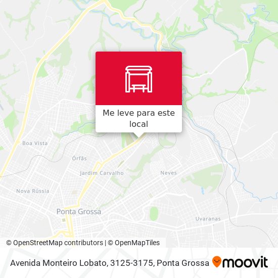 Avenida Monteiro Lobato, 3125-3175 mapa