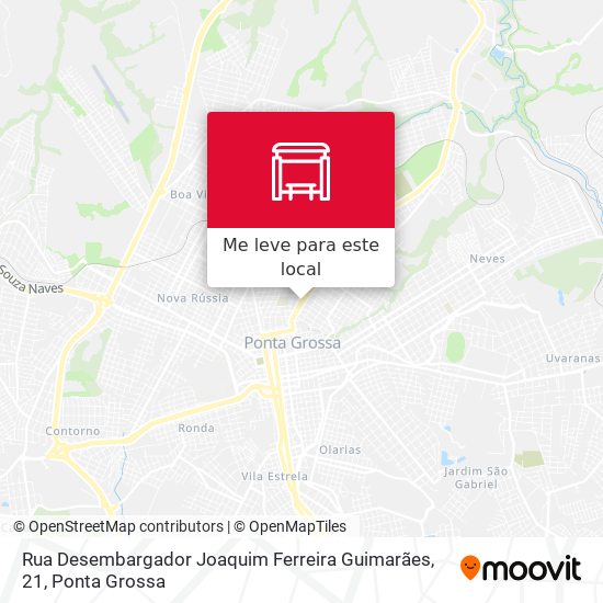 Rua Desembargador Joaquim Ferreira Guimarães, 21 mapa