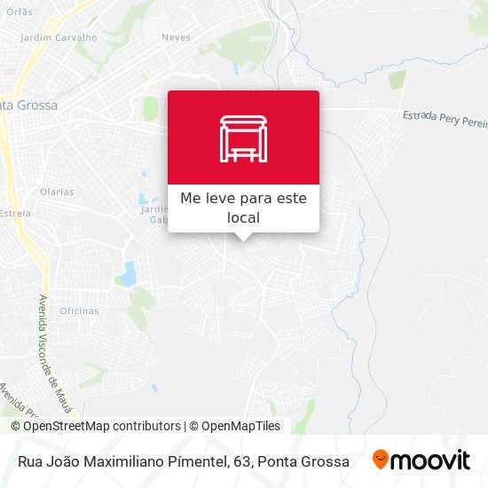 Rua João Maximiliano Pímentel, 63 mapa