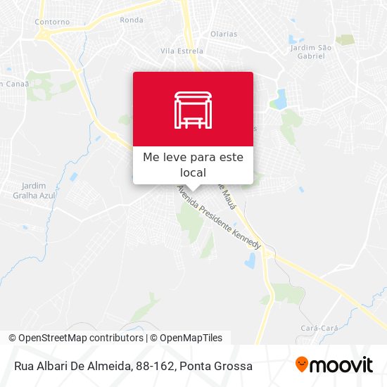 Rua Albari De Almeida, 88-162 mapa