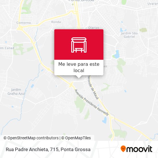 Rua Padre Anchieta, 715 mapa