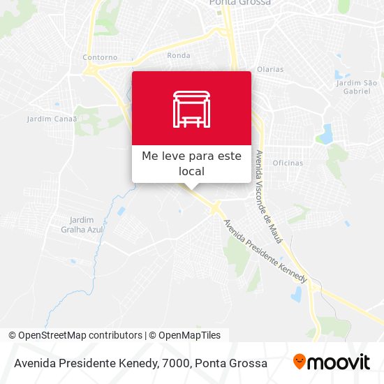 Avenida Presidente Kenedy, 7000 mapa