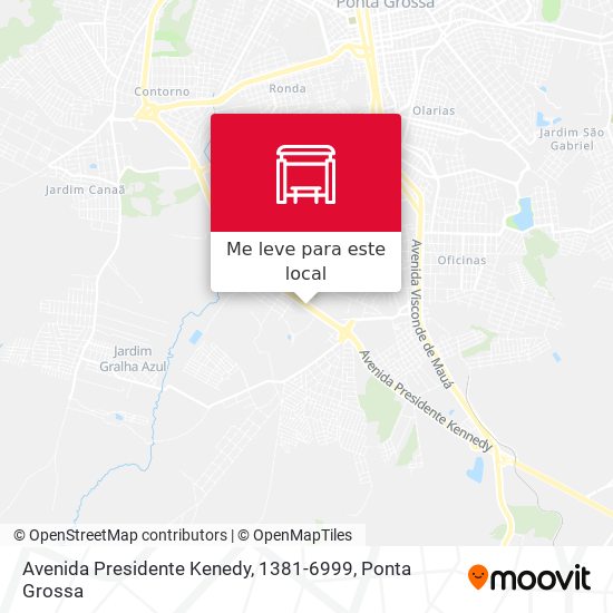 Avenida Presidente Kenedy, 1381-6999 mapa