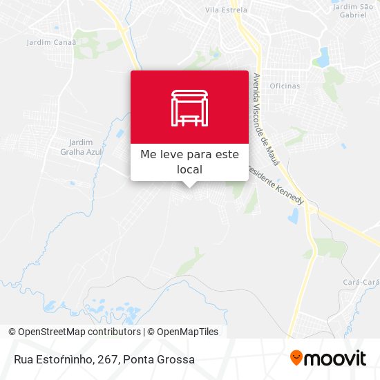 Rua Estoŕnìnho, 267 mapa