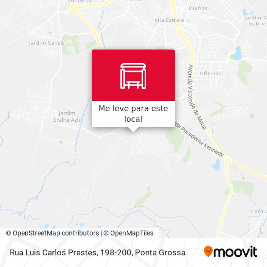 Rua Luis Carloś Prestes, 198-200 mapa