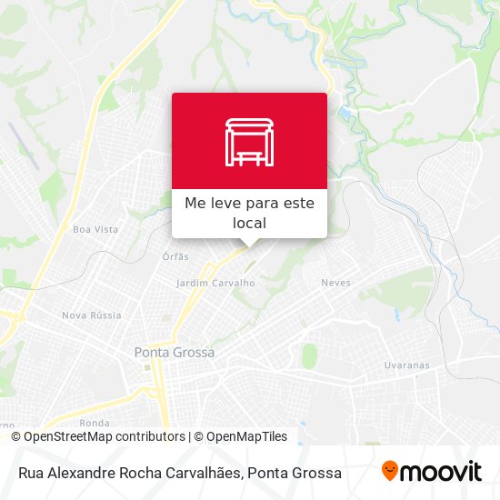 Rua Alexandre Rocha Carvalhães mapa