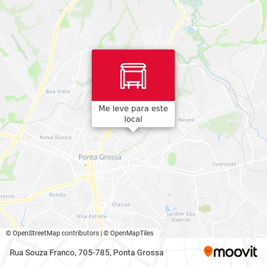 Rua Souza Franco, 705-785 mapa