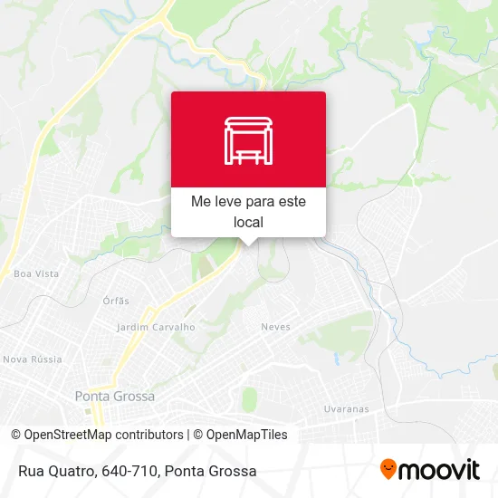 Rua Quatro, 640-710 mapa