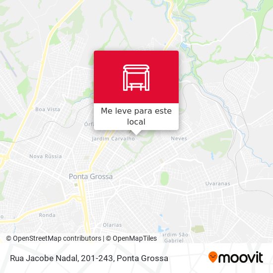 Rua Jacobe Nadal, 201-243 mapa