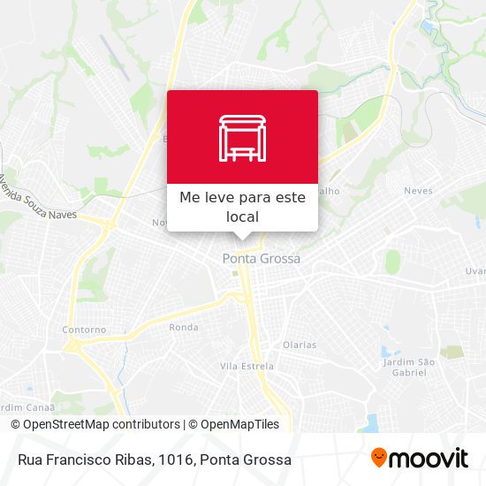 Rua Francisco Ribas, 1016 mapa