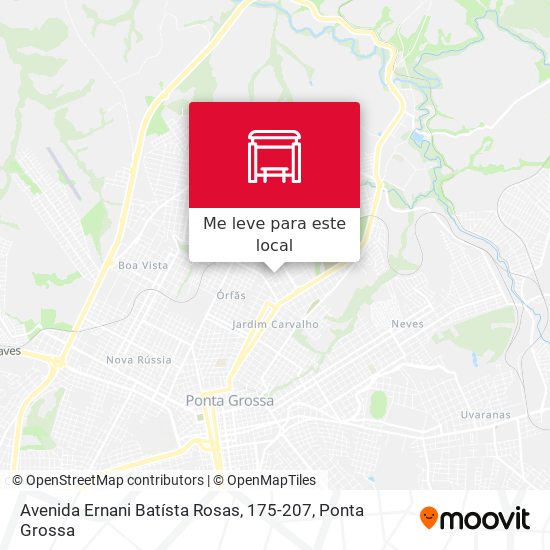 Avenida Ernani Batísta Rosas, 175-207 mapa