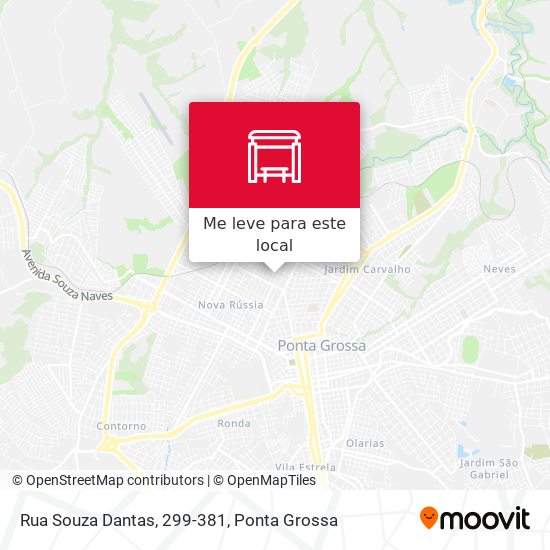 Rua Souza Dantas, 299-381 mapa