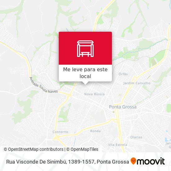 Rua Visconde De Sinimbú, 1389-1557 mapa