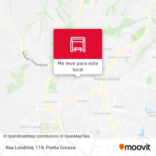 Rua Londrina, 118 mapa