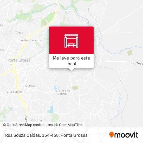 Rua Souza Caldas, 364-458 mapa