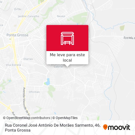 Rua Coronel José Antônio De Morães Sarmento, 46 mapa