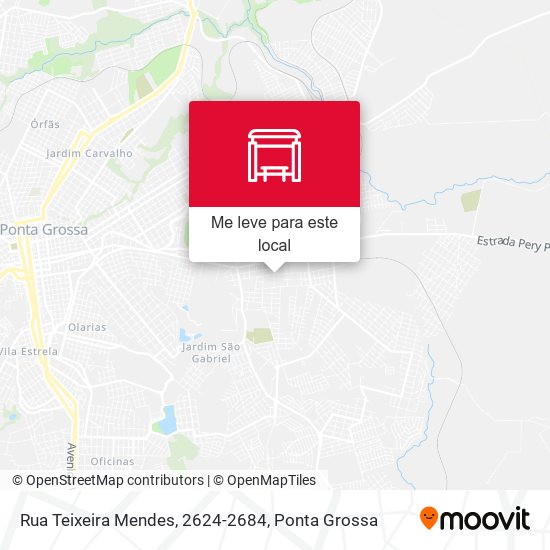 Rua Teixeira Mendes, 2624-2684 mapa
