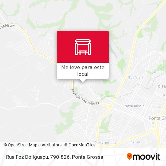 Rua Foz Do Iguaçu, 790-826 mapa