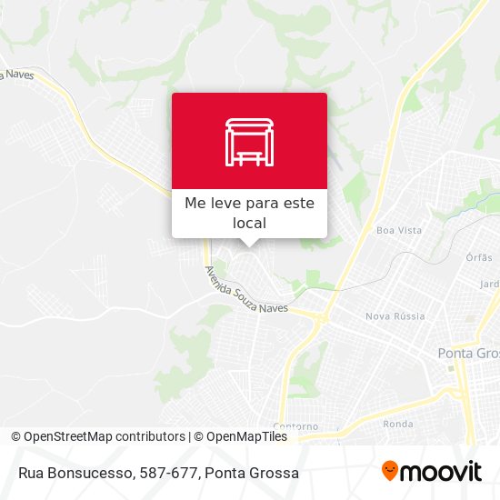 Rua Bonsucesso, 587-677 mapa